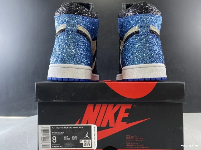 CK5566-400 DESIGN 1 JORDAN X GLITTER AIR FRAGMENT 0726